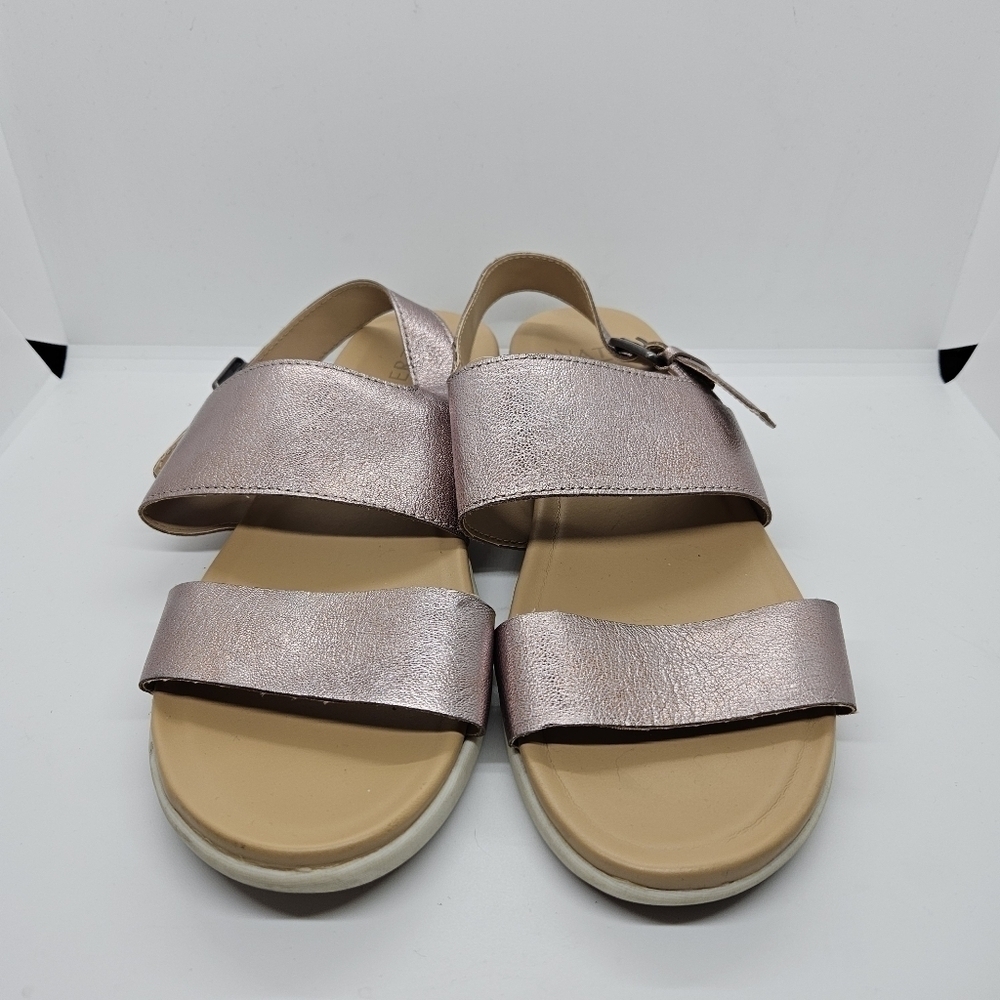 Naturalizer Emory sandals metallic pink rose gold 8M